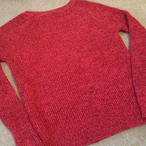 Knitted Sweater, American Eagle Sweater, AE Sweater XS, Red Sweater Size Small